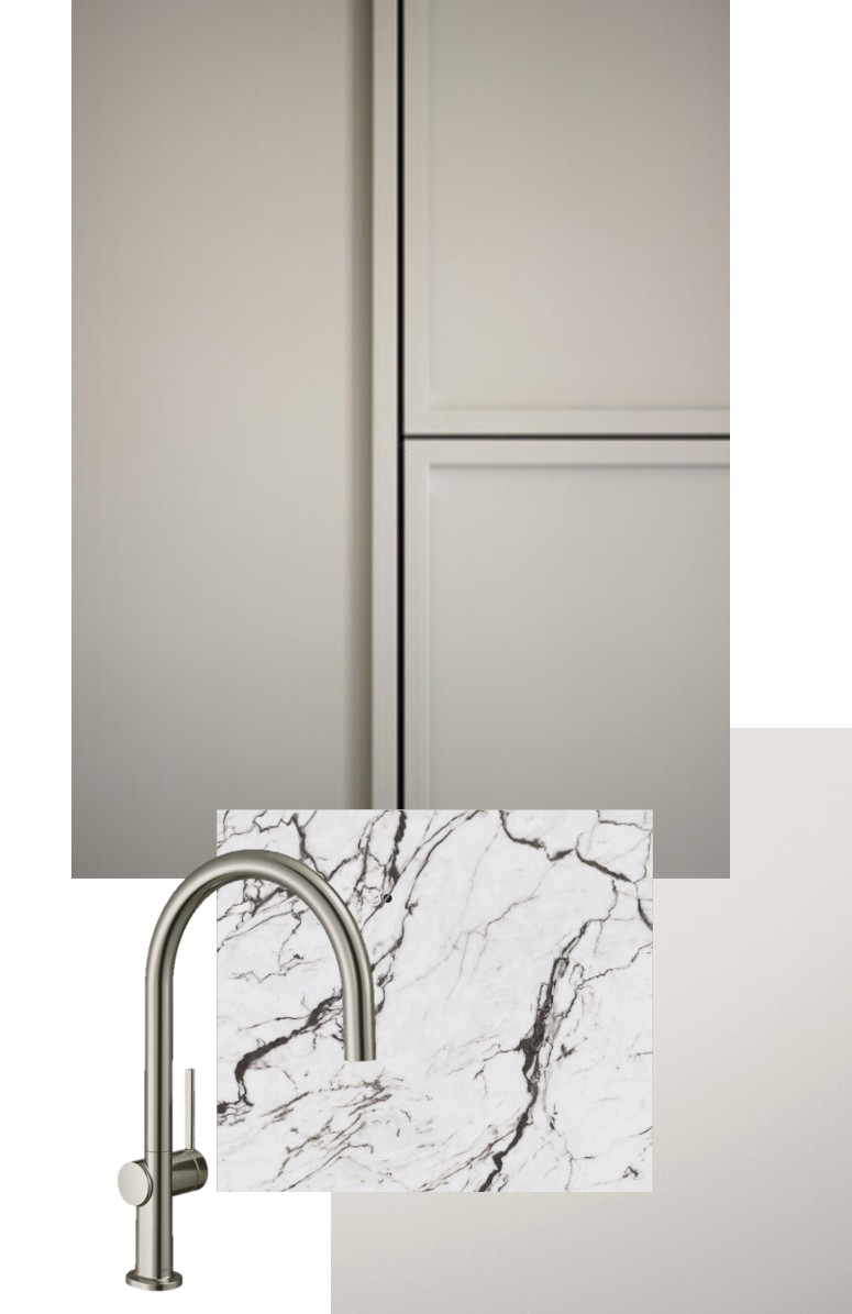 Materialauswahl und Farbkonzept für Interior Design im Neubau